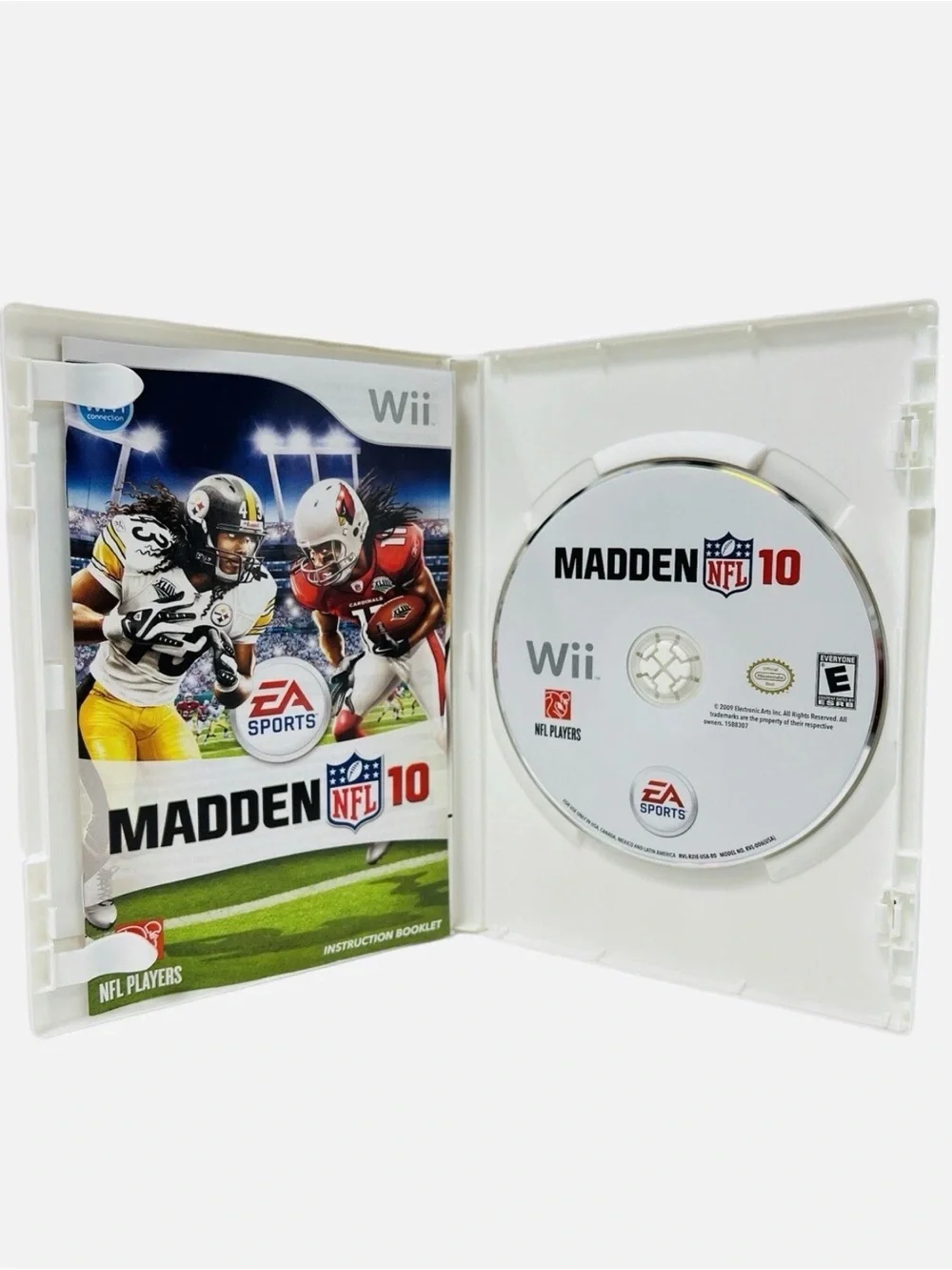 Madden NFL 10 - Nintendo Wii CIB Instruction Booklet Game Disk Working